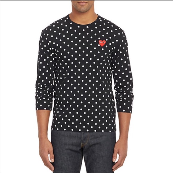 Comme Des Garcons PLAY Men’s Polka Dot Top